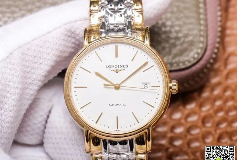 Longines Presence L4.921.2.12.7 RM Factory 1:1 Best Edition Replica Watch Gold Bezel